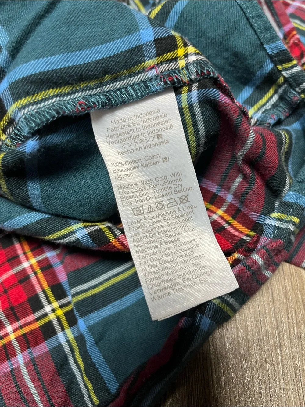 J.Crew women’s size medium flannel Blue & Red Plaid Button-Up Shirt